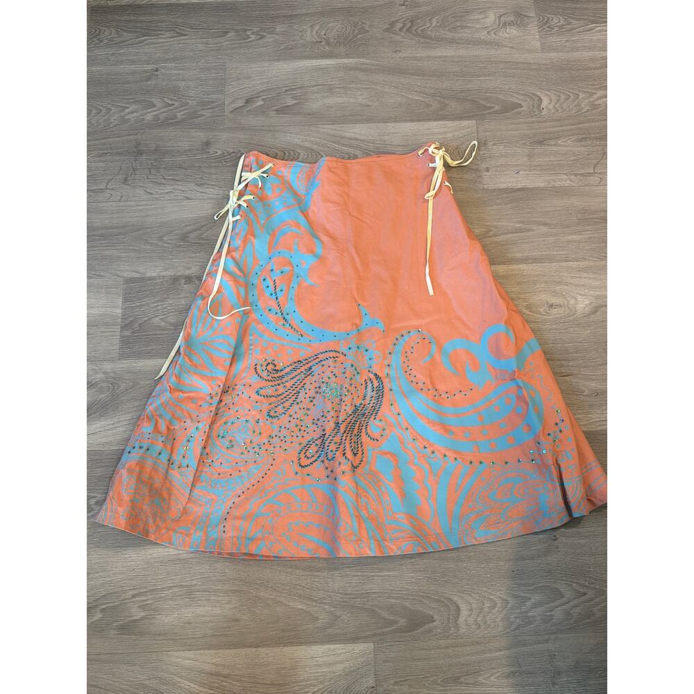 NWT Lapis size large midi skirt with beading